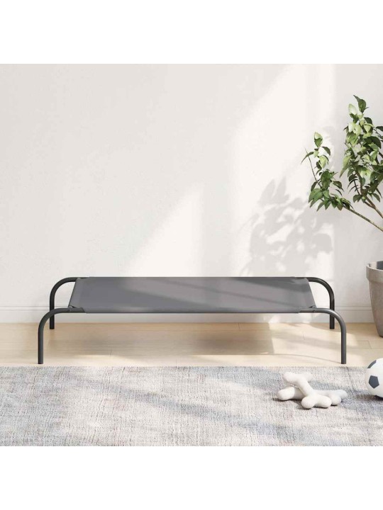 KÕRGENDATUD KOERAVOODI HALL 110X65X20 CM OXFORDI KANGAS TERAS