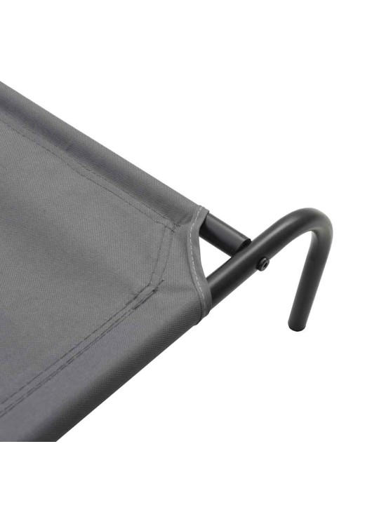 KÕRGENDATUD KOERA VOODI HALL 130X80X20 CM OXFORDI KANGAS TERAS