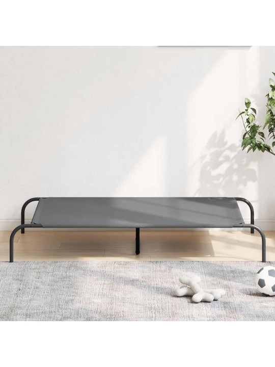 KÕRGENDATUD KOERA VOODI HALL 130X80X20 CM OXFORDI KANGAS TERAS