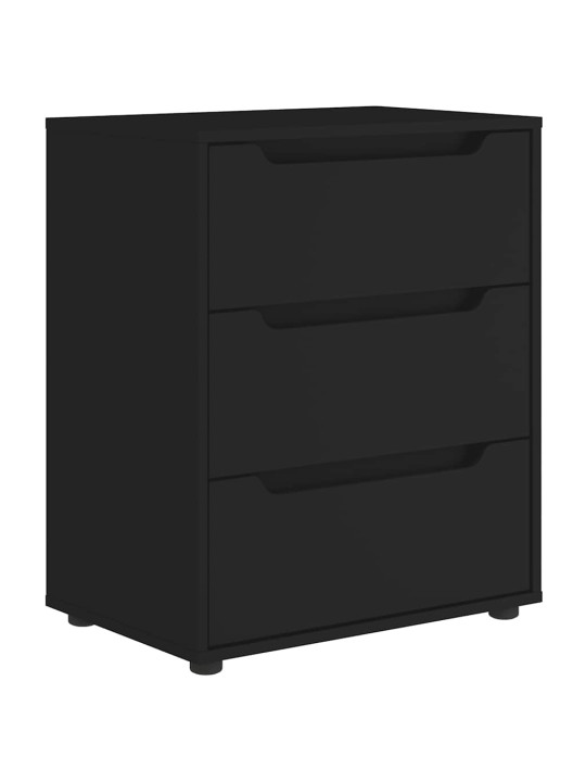 PUHVETKAPP "VISNES" MUST 60X40X73 CM ENGINEERED WOOD