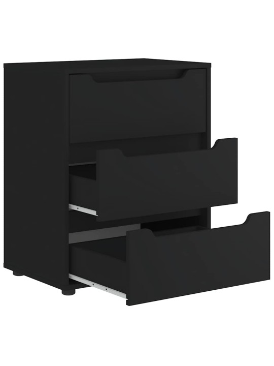 PUHVETKAPP "VISNES" MUST 60X40X73 CM ENGINEERED WOOD