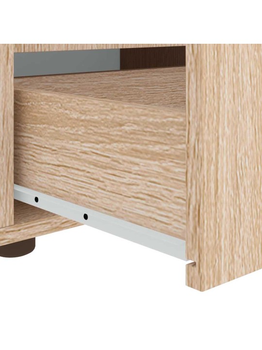 TELERIKAPP "VISNES" SONOMA TAMM 100X40X38 CM EHITUSPUIT