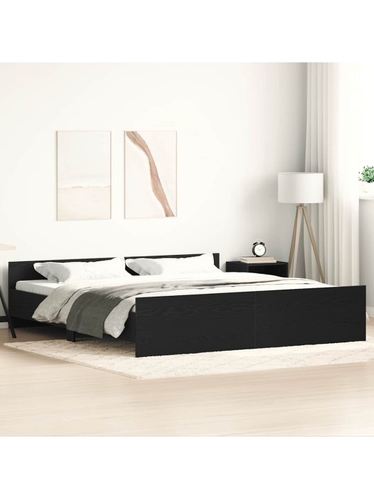 VOODIRAAM ILMA MADRATSITA, MUST TAMM, 200X200 CM, TEHISPUIT