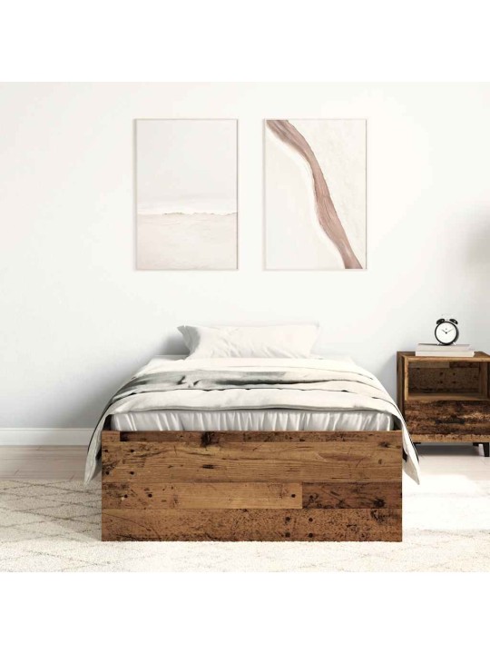 VOODIRAAM ILMA MADRATSITA, VANA PUIT 75X190 CM, TEHISPUIT