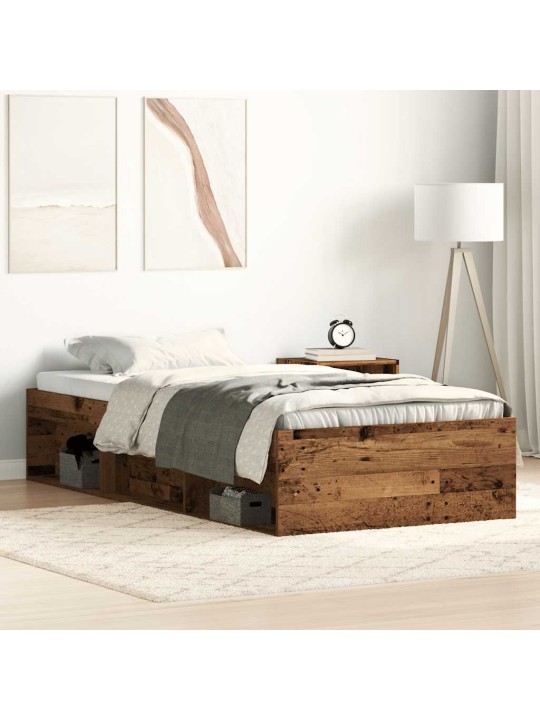 VOODIRAAM ILMA MADRATSITA, VANA PUIT 75X190 CM, TEHISPUIT