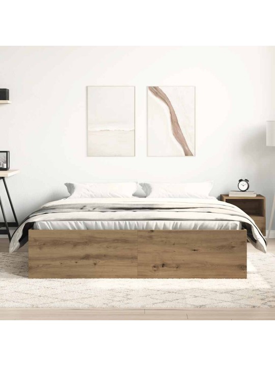 VOODIRAAM ILMA MADRATSITA, KÄSITÖÖTAMM 150X200 CM, TEHISPUIT