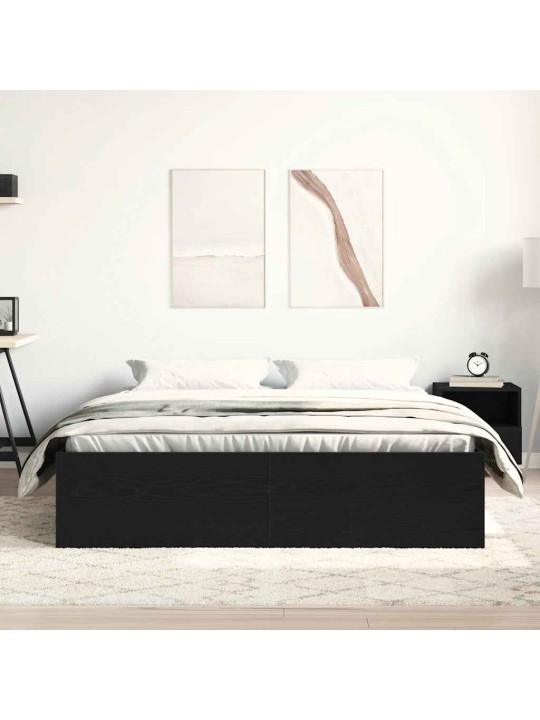 VOODIRAAM ILMA MADRATSITA MUST TAMM 150X200 CM TEHISPUIT