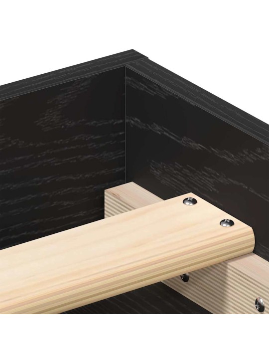 VOODIRAAM ILMA MADRATSITA MUST TAMM 150X200 CM TEHISPUIT