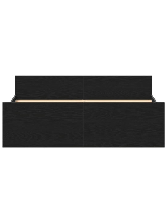 VOODIRAAM ILMA MADRATSITA MUST TAMM 140X200 CM TEHISPUIT