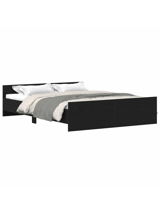 VOODIRAAM ILMA MADRATSITA, MUST TAMM 160X200 CM EHITUSPUIT