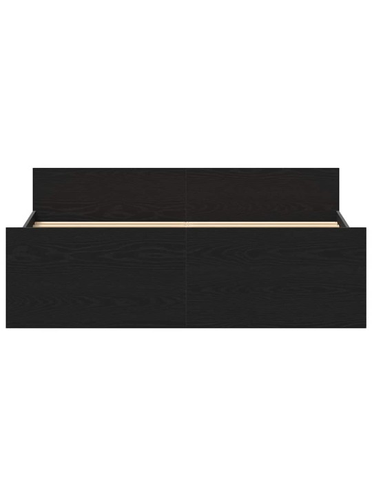 VOODIRAAM ILMA MADRATSITA MUST TAMM 140X190 CM TEHISPUIT