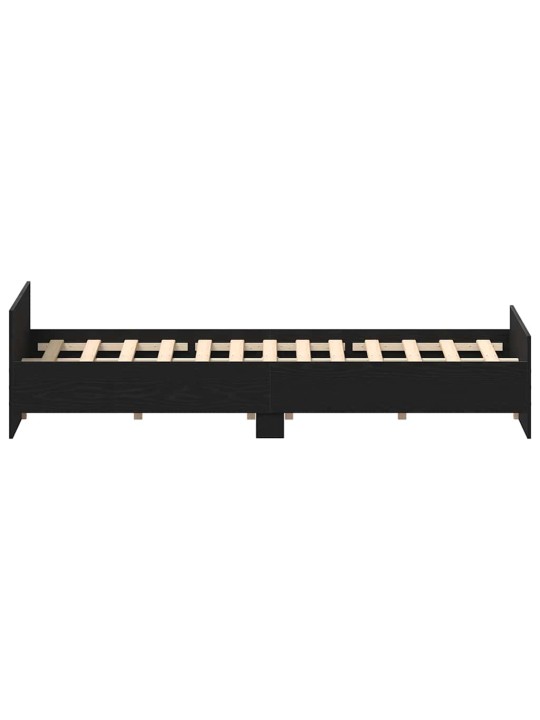 VOODIRAAM ILMA MADRATSITA MUST TAMM 140X190 CM TEHISPUIT