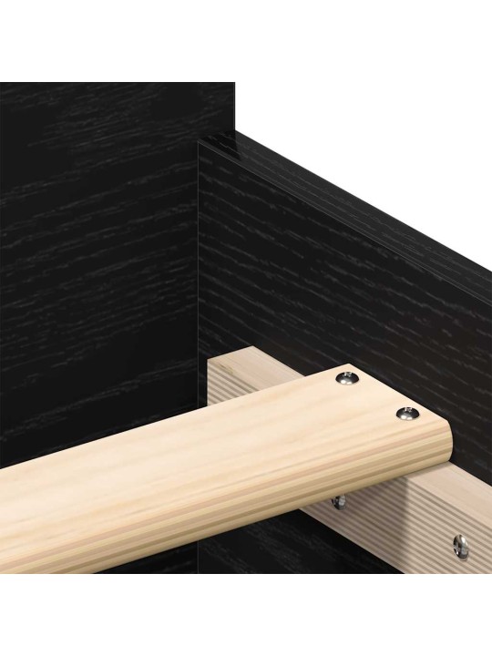 VOODIRAAM ILMA MADRATSITA MUST TAMM 140X190 CM TEHISPUIT