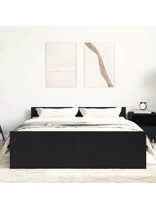 VOODIRAAM ILMA MADRATSITA, MUST TAMM 135X190 CM, TEHISPUIT