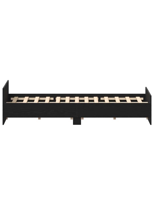 VOODIRAAM ILMA MADRATSITA, MUST TAMM 135X190 CM, TEHISPUIT