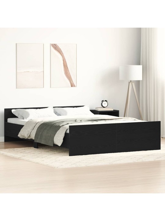 VOODIRAAM ILMA MADRATSITA, MUST TAMM 135X190 CM, TEHISPUIT