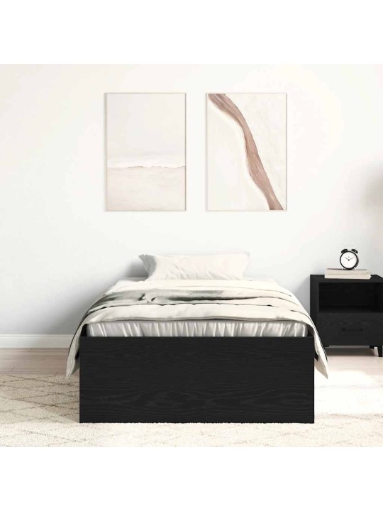 PEATSIGA VOODIRAAM, ILMA MADRATSITA, MUST TAMM 100X200CM