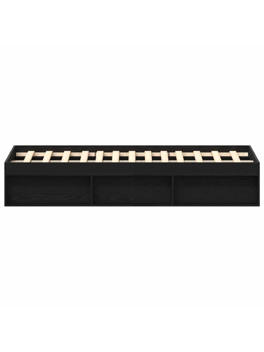 VOODIRAAM ILMA MADRATSITA, MUST TAMM 160X200 CM EHITUSPUIT