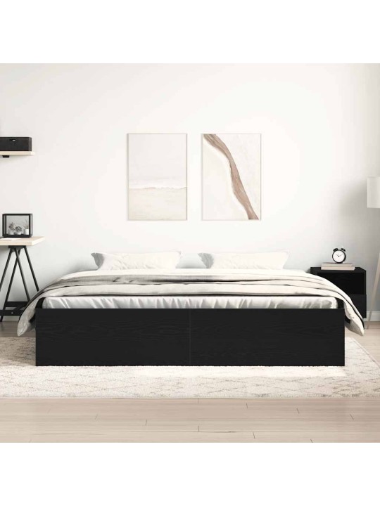 VOODIRAAM ILMA MADRATSITA MUST TAMM 150X200 CM TEHISPUIT
