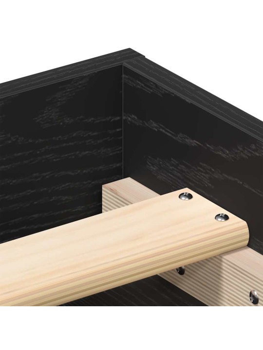 VOODIRAAM ILMA MADRATSITA MUST TAMM 150X200 CM TEHISPUIT