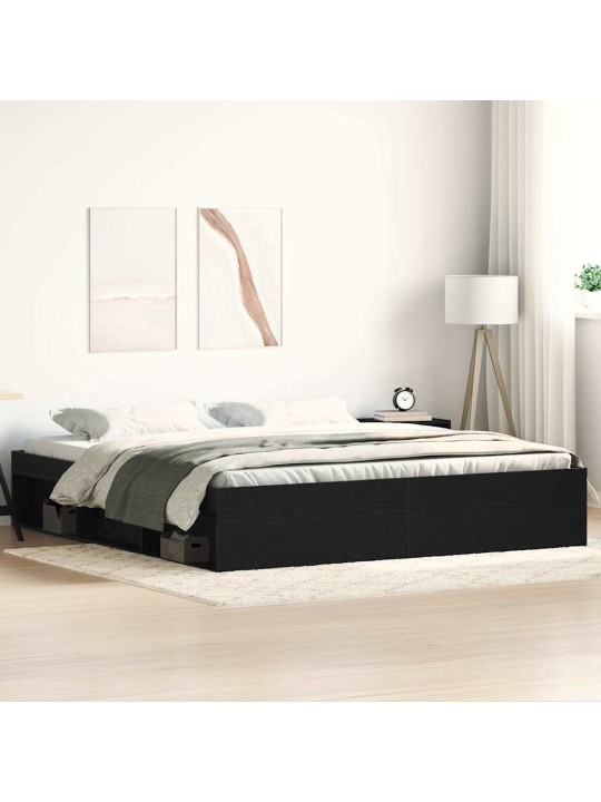 VOODIRAAM ILMA MADRATSITA MUST TAMM 150X200 CM TEHISPUIT