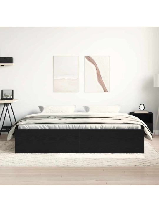 VOODIRAAM ILMA MADRATSITA, MUST TAMM, 200X200 CM, TEHISPUIT