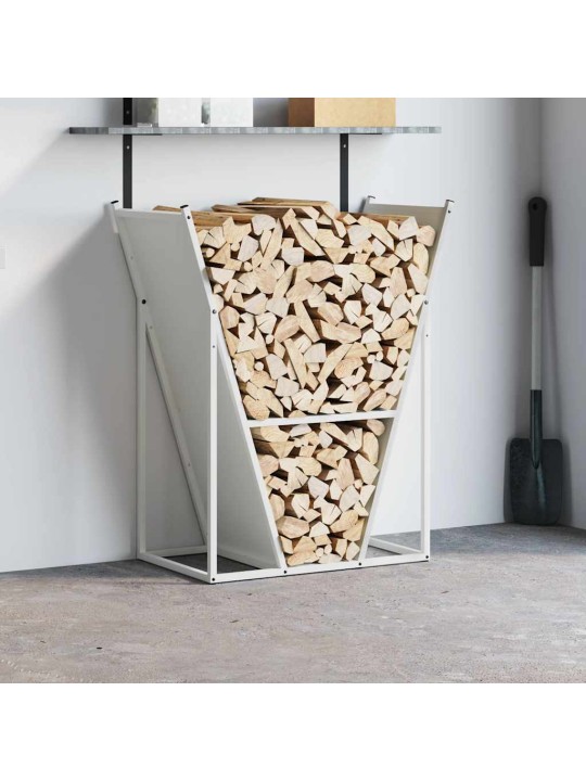 KÜTTEPUUDE REST, VALGE, 69,5X35X81 CM, KÜLMVALTSITUD TERAS