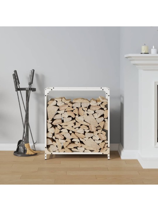 KÜTTEPUUDE REST, VALGE, 60X28X65 CM, KÜLMVALTSITUD TERAS