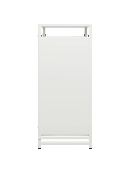 KÜTTEPUUDE REST, VALGE, 60X28X65 CM, KÜLMVALTSITUD TERAS
