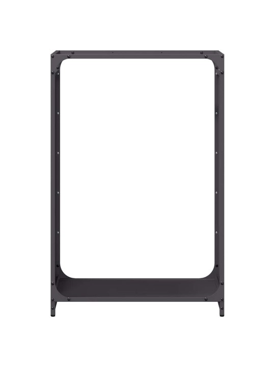 KÜTTEPUUREST MUST 60X28X90 CM KÜLMVALTSITUD TERAS