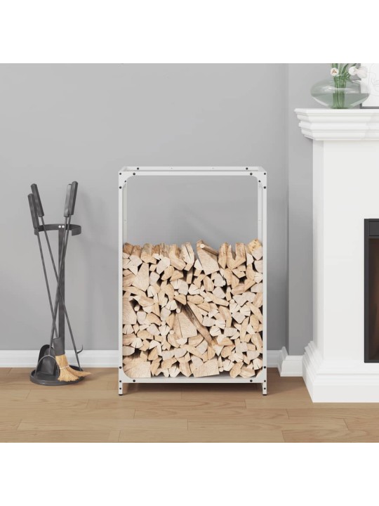 KÜTTEPUUREST VALGE 60X28X90 CM KÜLMVALTSITUD TERAS