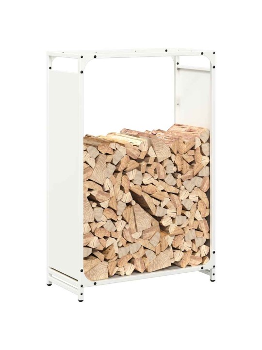 KÜTTEPUUREST VALGE 60X28X90 CM KÜLMVALTSITUD TERAS