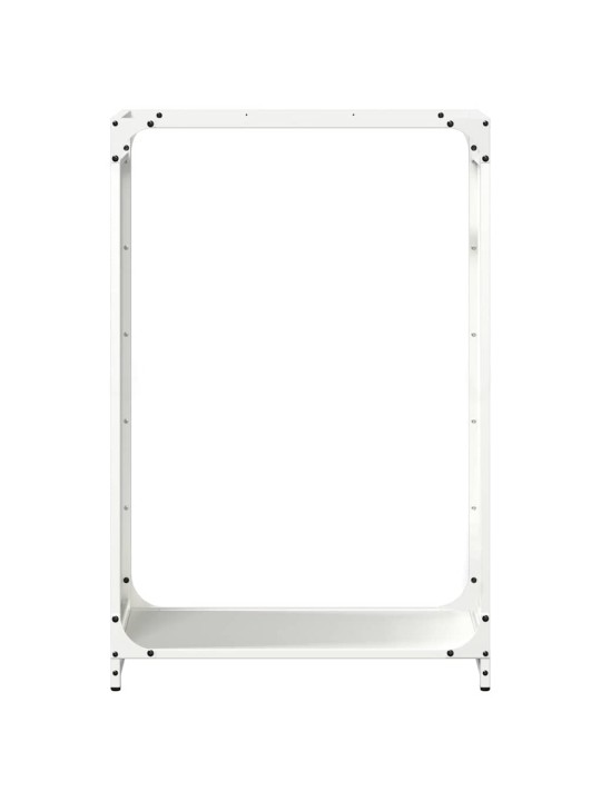 KÜTTEPUUREST VALGE 60X28X90 CM KÜLMVALTSITUD TERAS