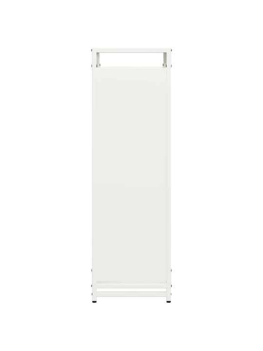 KÜTTEPUUREST VALGE 60X28X90 CM KÜLMVALTSITUD TERAS