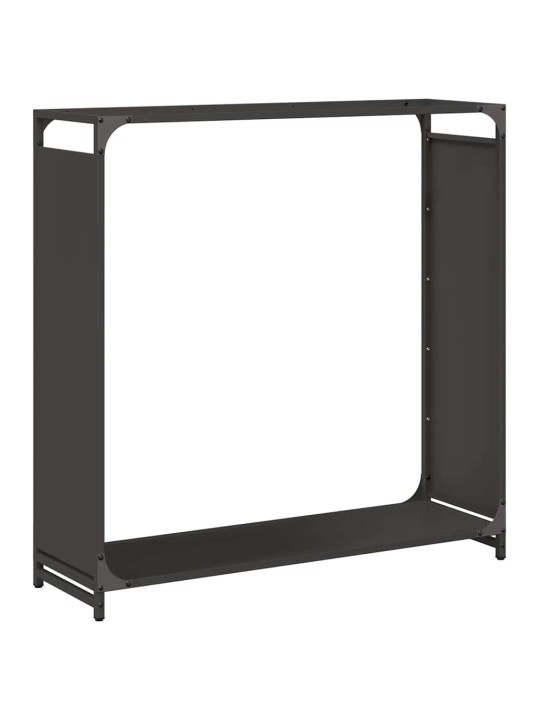 KÜTTEPUUREST MUST 90X28X90 CM KÜLMVALTSITUD TERAS