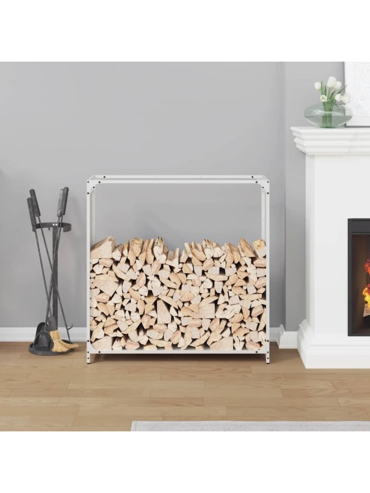 KÜTTEPUUREST VALGE 90X28X90 CM KÜLMVALTSITUD TERAS