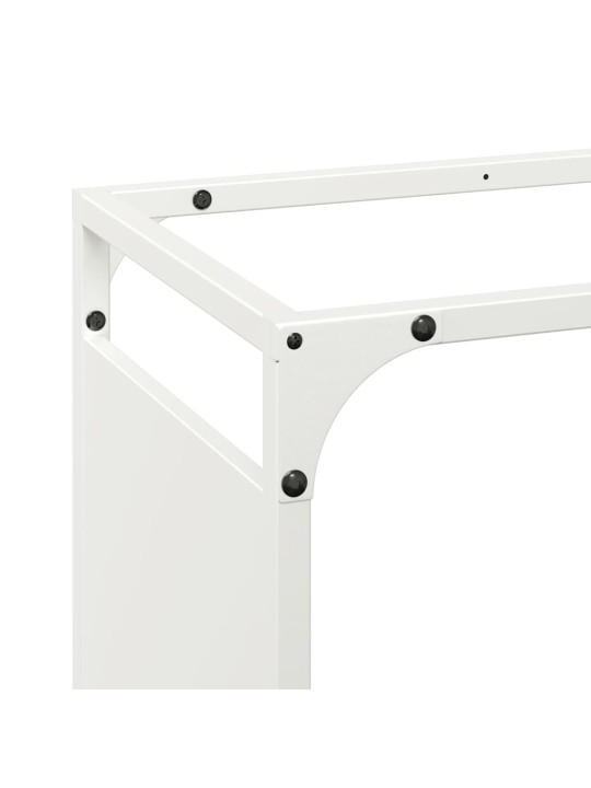 KÜTTEPUUREST VALGE 90X28X90 CM KÜLMVALTSITUD TERAS
