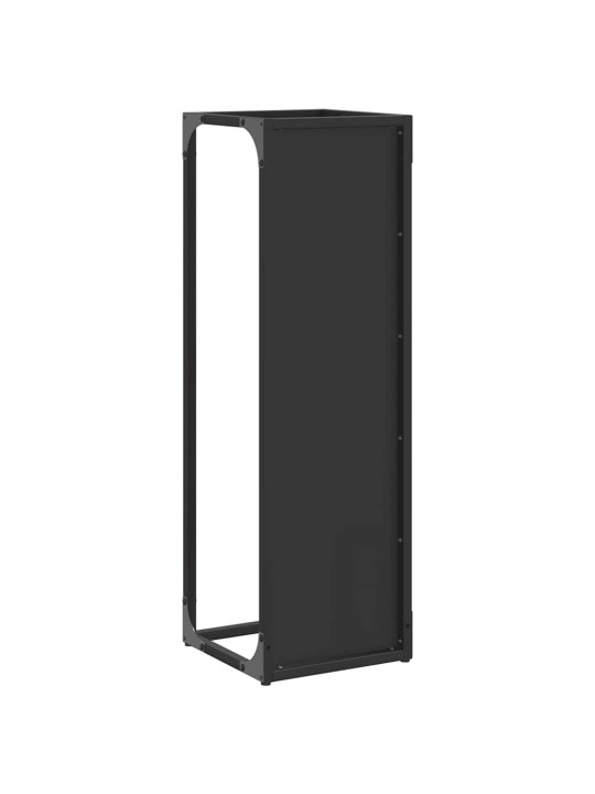 KÜTTEPUUREST MUST 25X25X80 CM KÜLMVALTSITUD TERAS