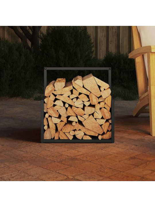 KÜTTEPUUDE REST, MUST, 40X40X40 CM, KÜLMVALTSITUD TERAS