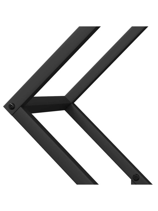 KÜTTEPUUREST MUST 60X25X60 CM KÜLMVALTSITUD TERAS