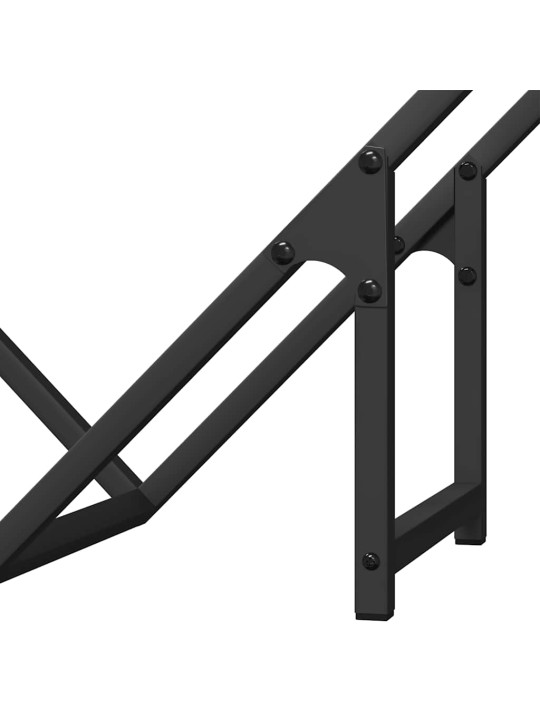 KÜTTEPUUREST MUST 60X25X60 CM KÜLMVALTSITUD TERAS