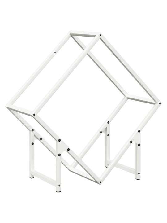 KÜTTEPUUREST VALGE 60X25X60 CM KÜLMVALTSITUD TERAS
