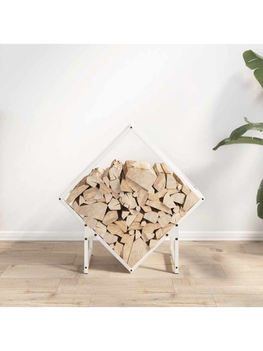 KÜTTEPUUREST VALGE 60X25X60 CM KÜLMVALTSITUD TERAS