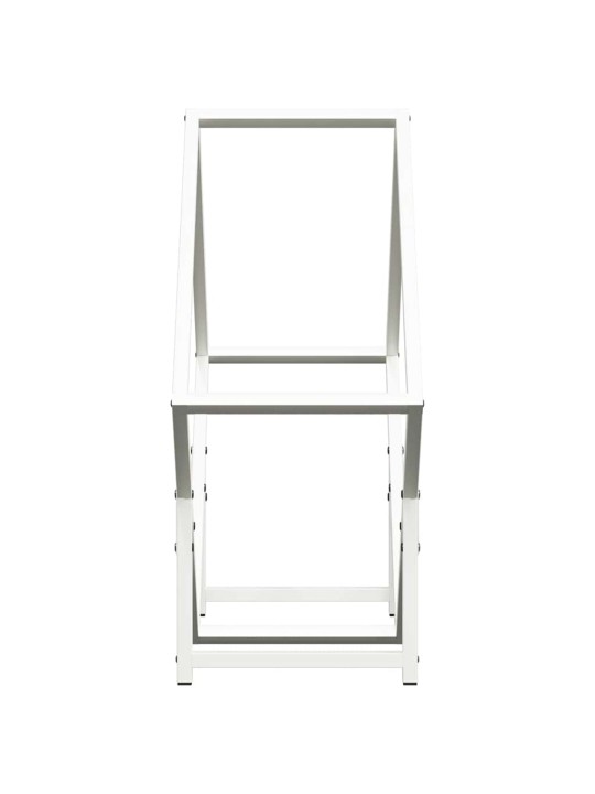 KÜTTEPUUREST VALGE 60X25X60 CM KÜLMVALTSITUD TERAS