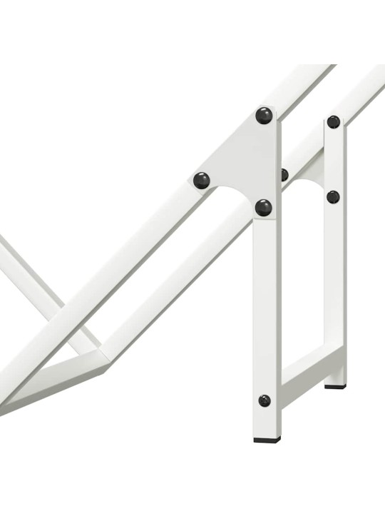 KÜTTEPUUREST VALGE 60X25X60 CM KÜLMVALTSITUD TERAS