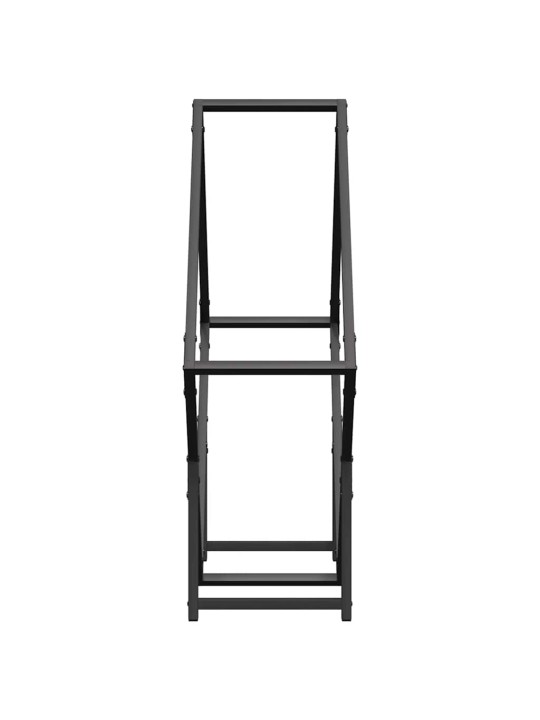KÜTTEPUUREST MUST 80X25X80 CM KÜLMVALTSITUD TERAS