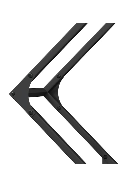 KÜTTEPUUREST MUST 80X25X80 CM KÜLMVALTSITUD TERAS