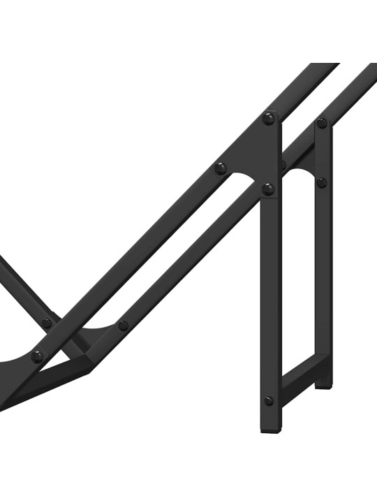 KÜTTEPUUREST MUST 80X25X80 CM KÜLMVALTSITUD TERAS