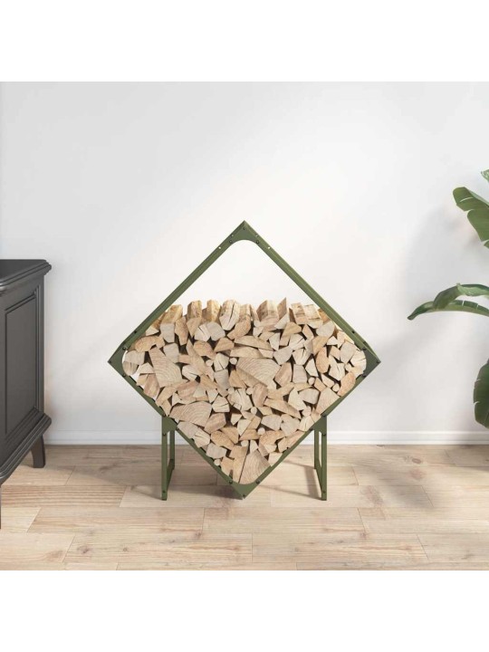 KÜTTEPUUREST OLIIVROHELINE 80X25X80 CM KÜLMVALTSITUD TERAS