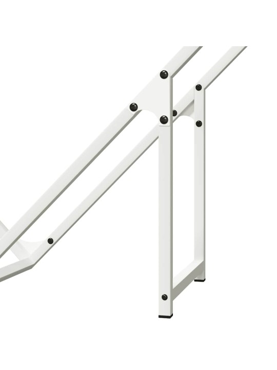KÜTTEPUUREST VALGE 100X25X100 CM KÜLMVALTSITUD TERAS